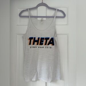 Kappa Alpha Theta Sorority Greek Week 2018 Graphic Tank Top in Size Small